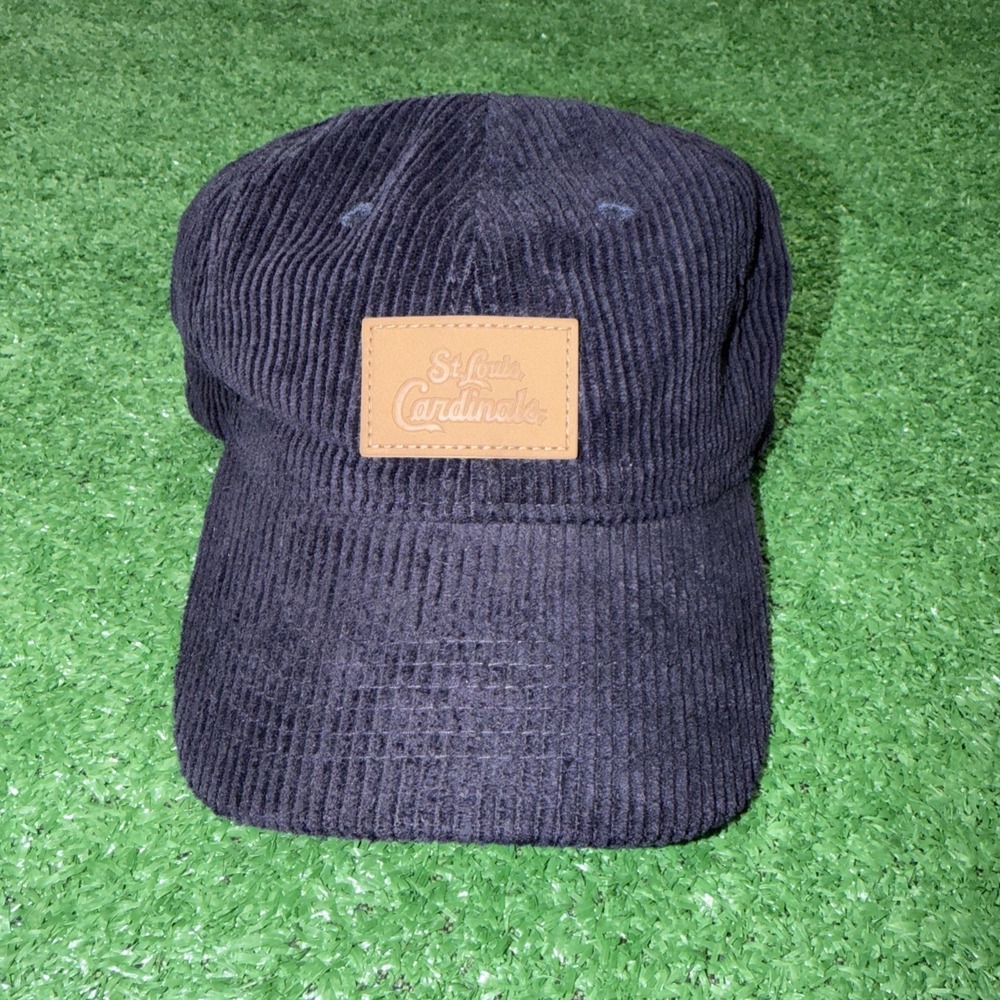 Blue Corduroy‎  Buckel Adjustible Baseball Truker Hat UNISEX St Louis Cardinals